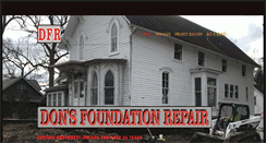 Desktop Screenshot of donsfoundationrepair.com